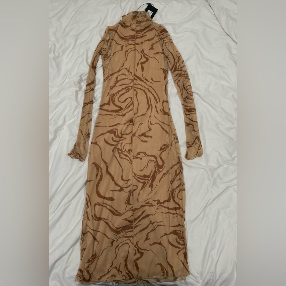 Fashion nova Tuscan sands, mesh midi dress